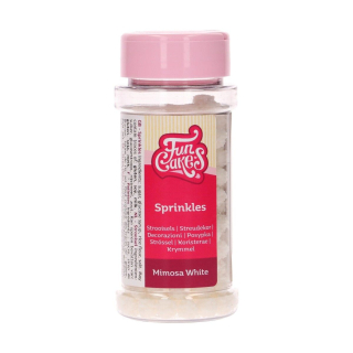 Cukrové zdobení mimosa bílá 45 g